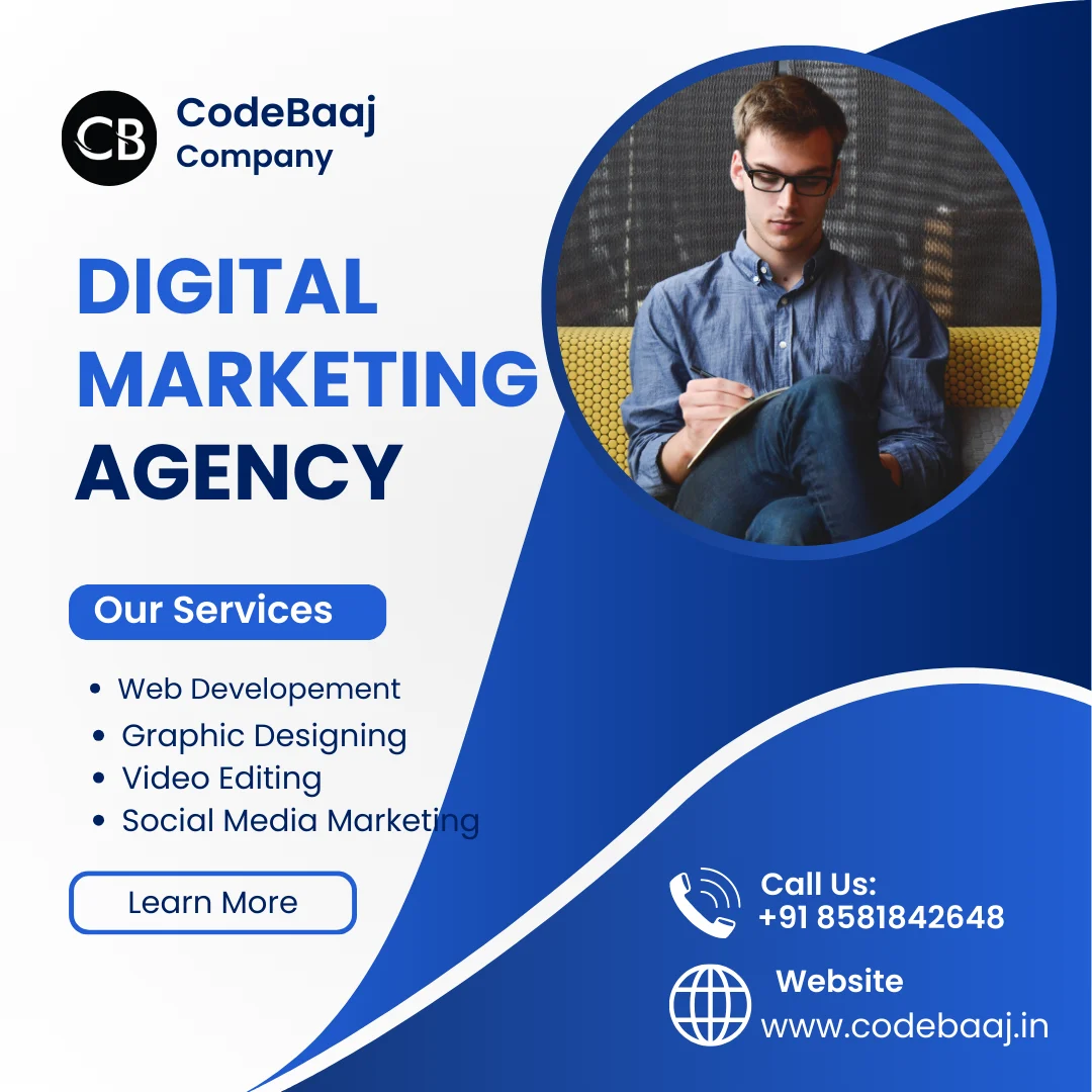 CodeBaaj digital marketing company providing SEO, PPC, social media marketing and website promotion services.